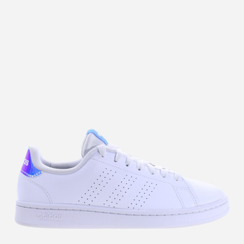 Tenisówki damskie z eko skóry adidas Advantage IF6117 41.5 Biały/Niebieski (4066764081712)