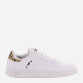 Tenisówki damskie z eko skóry adidas Breaknet GX7213 36.5 Biały/Brązowy (4065426204339)