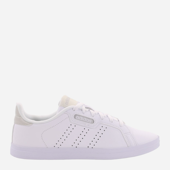 Tenisówki damskie skórzane adidas Courtpoint Base GZ5337 38.5 Biały/Szary (4064049214923)