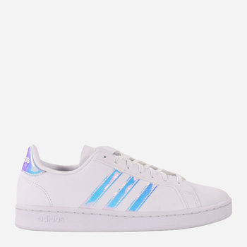 Tenisówki damskie skórzane adidas Grand Court EE9689 36.5 Biały/Jasnoniebieski (4061615883200)