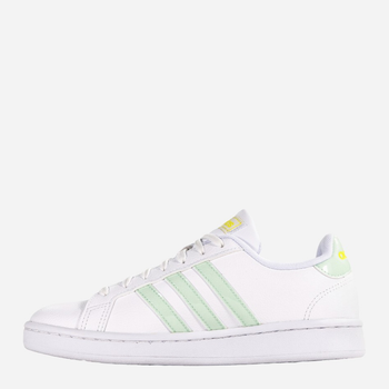 Tenisówki damskie skórzane adidas Grand Court EG7643 36 Biały/Jasnozielony (4062051376660)