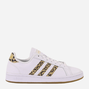 Tenisówki damskie skórzane adidas Grand Court FY8949 36 Biały/Beżowy (4062065815865)