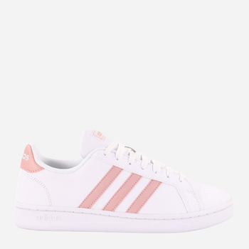 Tenisówki damskie skórzane adidas Grand Court GX8182 38 Biały/Jasnoróżowy (4065419529999)