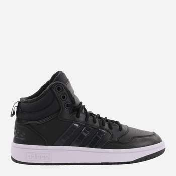 Sneakersy damskie za kostkę adidas Hoops 3.0 Mid WTR GW6434 36 Czarne (4065427829418)