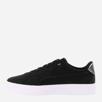 Tenisówki damskie z eko skóry Puma Skye Clean Raw 383914-02 36 Czarne (4064536250410)