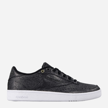 Tenisówki damskie do kostki Reebok Club C 85 Metallic CN1515 37 Srebrny/Czarny (4058028314674)