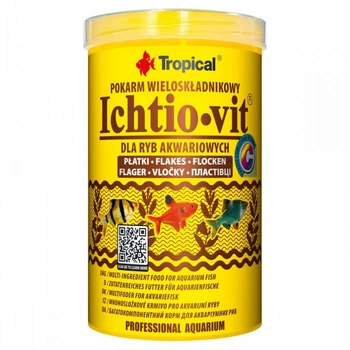 Корм Tropical Ichtio-Vit для всіх акваріумних риб пластівці 200 г/ 1 л