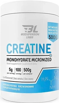 Креатин Bodyperson labs Creatine monohydrate 500g без вкуса
