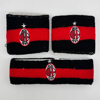 Набор напульсник и повязка на голову AC Milan GH-303