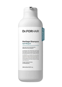Антивіковий шампунь для ослабленої шкіри голови та тонкого волосся Dr.ForHair Heritage Shampoo April Muguet, 500 мл