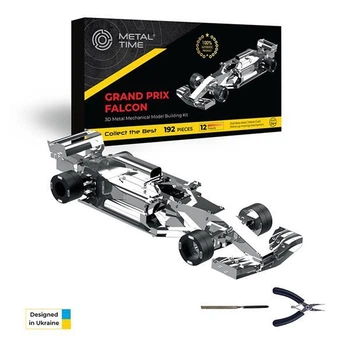 Колекційна модель-конструктор Metal Time F1 Grand Prix Falcon Формула 1 (MT035) 4931880