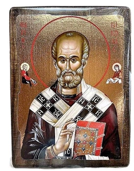 Икона Николай святой (в золоте) 170*230 мм