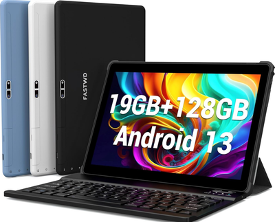 Планшет 10.1" FASTWD Z10 8/128Gb 8 ядер Android 13 8000 mAh Черный