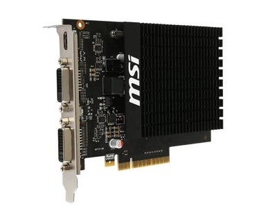 Дискретная видеокарта nVidia GeForce GT 710, 2 GB DDR3, 64-bit / 2x DVI, 1x HMDI б/у