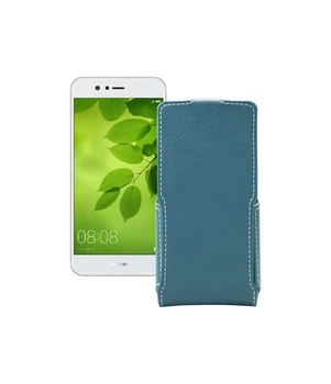 Чохол-флип з екошкіри для телефону Huawei Nova 2 Plus Тм. Бірюзовий