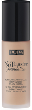 Podkład nawilżający Pupa No Transfer 002 Light Beige 30 ml (8011607094547)