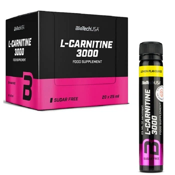 L-карнітин BioTech L-Carnitine Ampule 3000 20 x 25 ml лимон