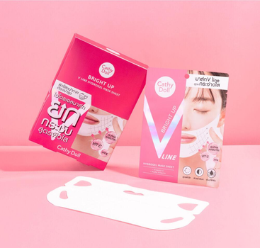Лифтинг-курс масок для омоложения овала лица Cathy Doll Bright Up V Line