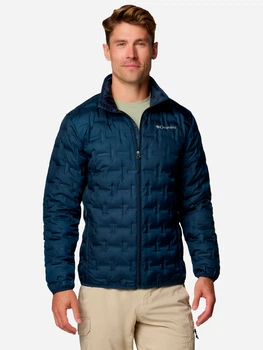 Пуховик зимний короткий мужской Columbia Delta Ridge™ Ii Down Jacket 2086241CLB-464 S Темно-синий (0990054797837_0195980999694)
