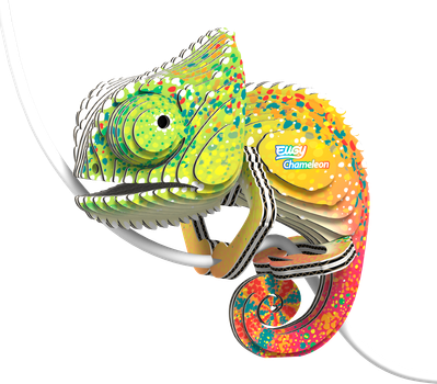 Model 3D do składania Eugy Zoo Kameleon (9421035150743)