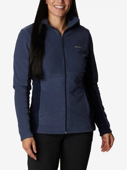 Толстовка на блискавці без капюшона на флісі жіноча Columbia Basin Trail Full Zip III 1938041466 XS Темно-синя (194895437468)