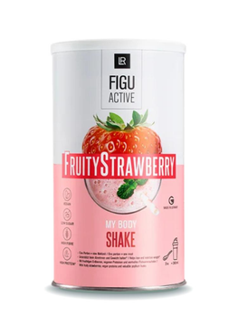 Растворимый коктейль для контроля веса со вкусом клубники Fruity Strawberry LR Figu Active 496 г (81241)
