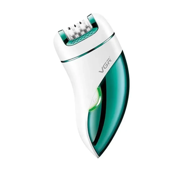 Эпилятор женский VGR V-731 3в1 3в1 аккумуляторный с пемзой 600mAh 5W Green (3_05255)