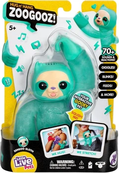 Интерактивная игрушка-питомец обезьянка Little Live Pets Hug n' Hang Zoogooz - Sensoo Sloth