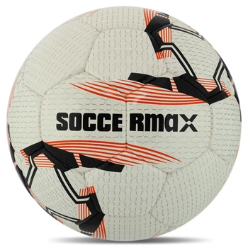 Мяч футбольный SOCCERMAX FIFA FB-7996 №5 PU белый-оранжевый
