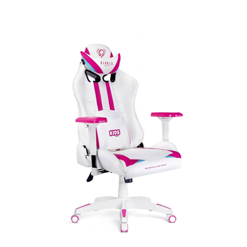 Комп'ютерне крісло для геймера Diablo X-Ray Normal Size White-Pink