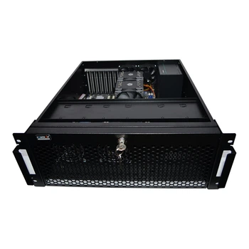 Сервер двухпроцессорный PowerUp Rack 4U #112 Xeon E5 2699 v4 x2 / 128 GB / SSD 1TB х2 для терминального сервера, для 1С бухгалтерии, размещения сайта