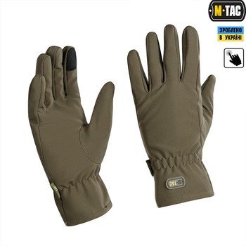 Тактические M-Tac перчатки демисезонные Soft Shell Olive олива S