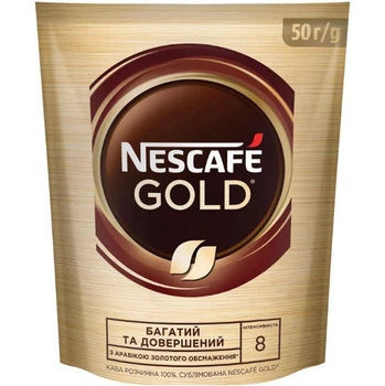 Кава розчинна Nescafe Gold 50г