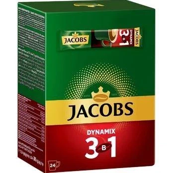 Кавовий напій Jacobs Dynamix 3в1 24шт * 12г