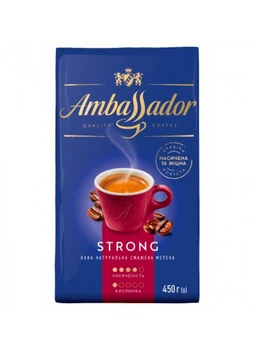Кава мелена Ambassador Strong 450 г