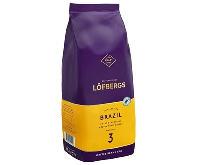 Кава Lofbergs Brazil у зернах 1кг