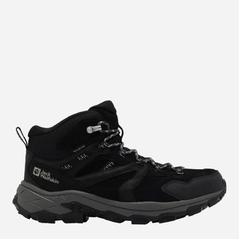 Мужские демисезонные ботинки для треккинга с мембраной кожаные Jack Wolfskin Vojo Tour Lt Texapore Mid M A62074-6350 43 (9UK) 27.7 см Темно-серые (4064886156806)