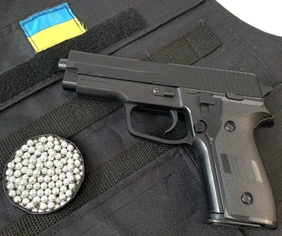 Страйкбольний Пістолет SIG Sauer P226 VIGOR V315 метал, пластик стріляє кульками 6 мм Чорний