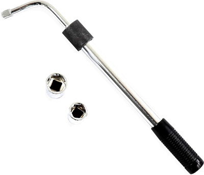 Вороток S&R 1/2" Г-образный 385-505 мм телескопический 2 головки двусторонние 17 /19 мм и 21 /23 мм (465462504)