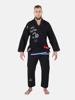 Кимоно Keep Fighting BJJ Gi Black A1 Цвет Черный (501374-100-A1)