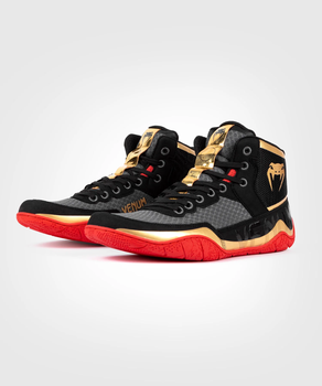 Борцівки Venum Elite Wrestling Shoes Black Gold Red (VENUM-05083-603-13-47)