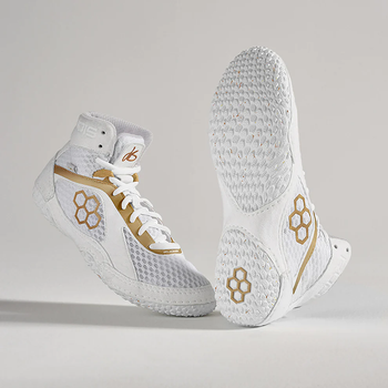 Борцовки Rudis Alpha 2.0 Jordan Burroughs Edition Wrestling Shoes White Gold (JBA-0003-JW-08.5-41)