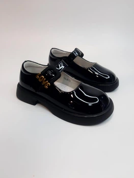 Туфли для девочки Apawwa 875 black черные р. 29-18 см