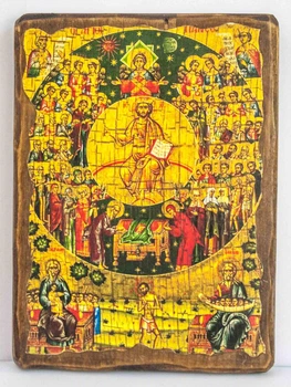 Икона Господь Вседержитель (под старину) 170*230 мм