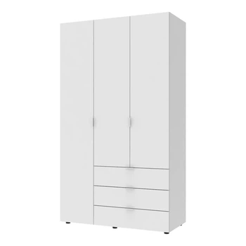 Шафа розпашна для одягу Doros Гелар 116,2х49,5х203,4 см Білий (DRS-011169)