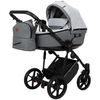 Дитячий візочок 2 в 1 Angelina Amica Gold AG-56 Світло-сірий