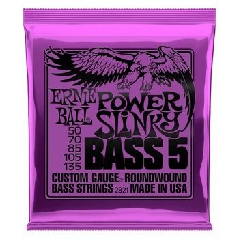 Струны Ernie Ball 2821 5-String Bass 50-135 Power Slinky