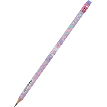 Олівець графітний з гумкою Kite Rainbow Catcorn K24-056-2 4063276222923