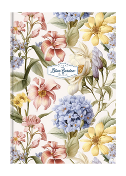 Зошит для записів Blue garden. Зошит Школярик у клітинку А4 80 арк. 7012 A4-IC-080-7012K 4823088241358