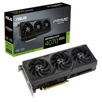 Відеокарта GF RTX 4070 Super 12 GB GDDR6X Prime OC Asus (PRIME-RTX4070S-O12G) Black